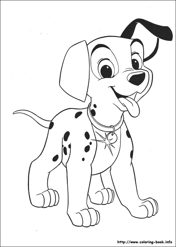 101 Dalmatians coloring picture